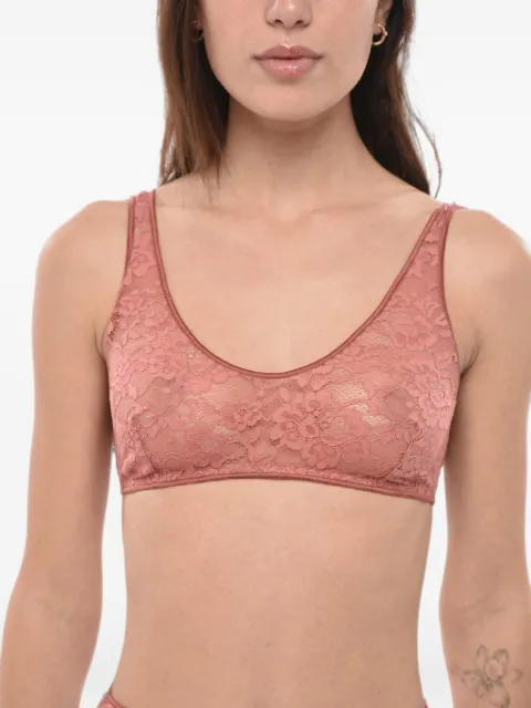 Oséree O-Lover floral-lace bra Pink OPB221BLUSHPINK