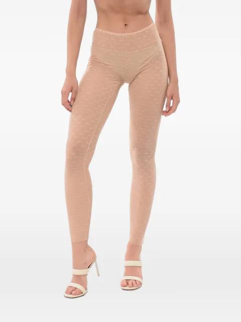 DSQUARED2 monogram-pattern tights Neutrals D8LM03930ISA01