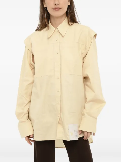 Ramael patch-detail shirt Neutrals RA0002CO385