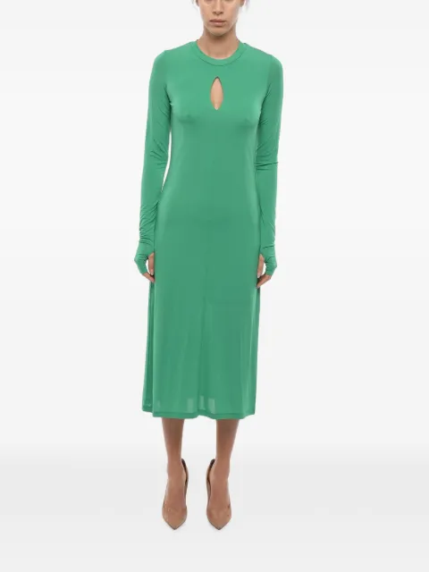 HERSKIND Luna cut-out misi dress Green 45398980