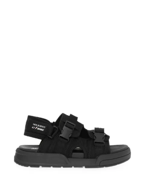 Neil Barrett x Li-Ning buckle sandals Black PBSA200Q900801