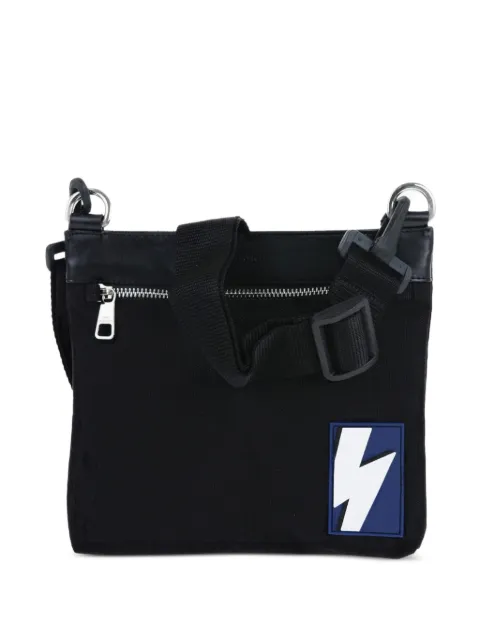 Neil Barrett logo-patch shoulder bag Black BBO953X910001
