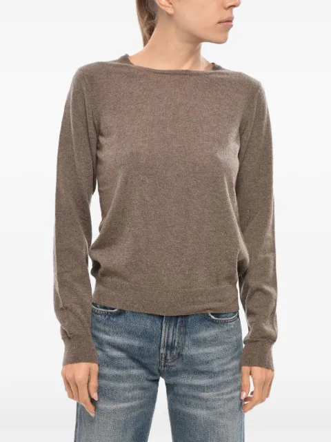 Malo crew-neck long-sleeve sweater Brown DXA311F1K34E3290