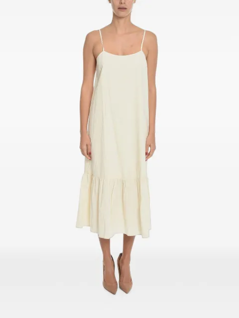 SAMSOE SAMSOE Sarasa ruffled midi dress Neutrals F222001410ANGORA