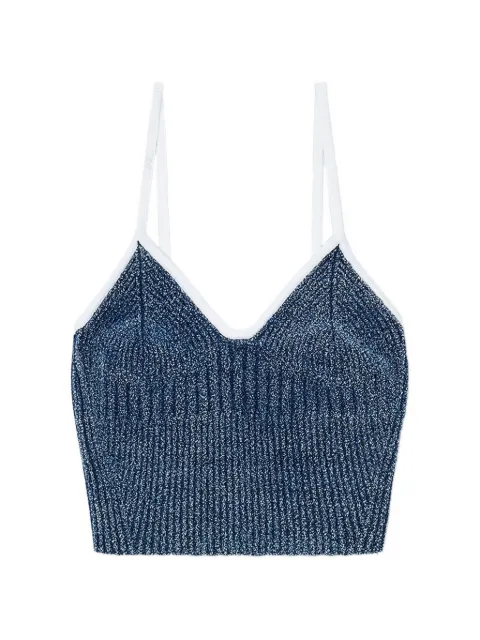 Diesel M-Estere bouclé-knit top Blue A230530KNBW