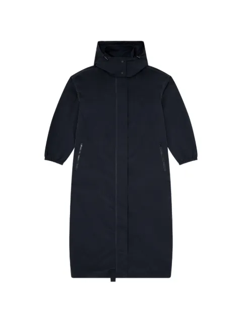 Diesel nylon trench coat with detachable hood Blue A232850NJCC