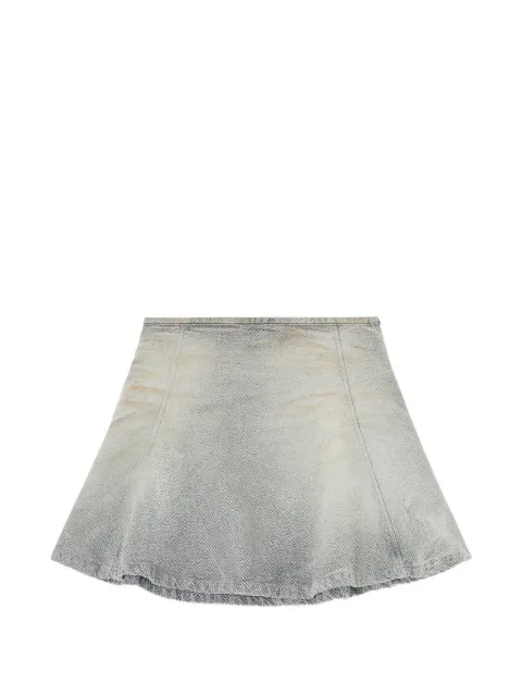 Diesel skirt in distressed herringbone denim Grey A2394209Q11