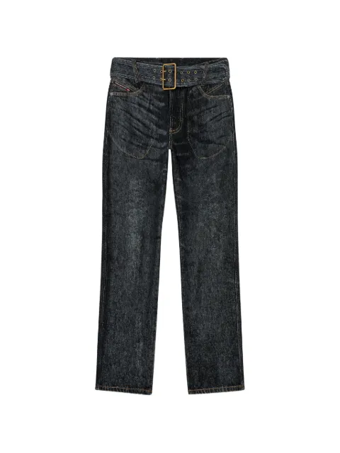 Diesel D-Villus belted slim-fit jeans Black A2330909Q24