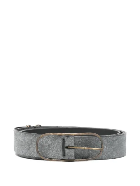 Ziggy Chen buckle-fastening leather belt Black 0M2615301