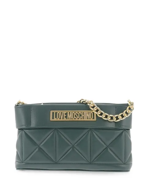 Moschino quilted crossbody bag Green JC4122PP1FLT0858