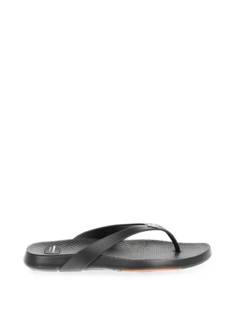 Corneliani logo-plaque flip-flops Black 81TM868120955020