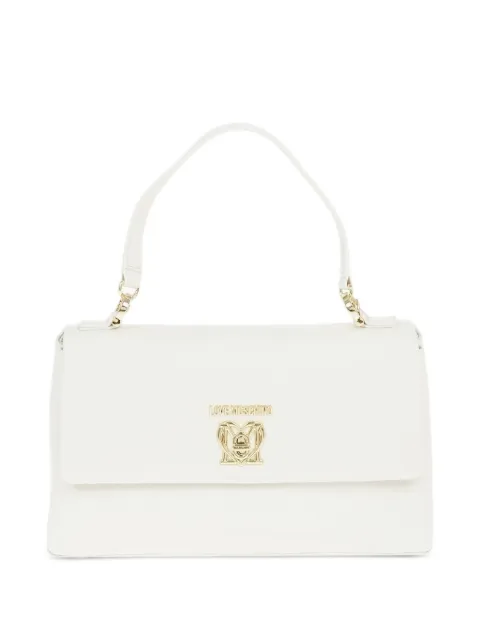 Love Moschino logo-plaque tote bag White JC4394PP0FKO0