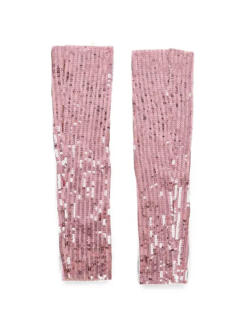 DSQUARED2 sequin-embellished arm warmers Pink SVM000137001255