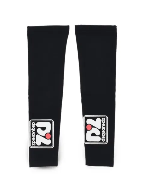 DSQUARED2 logo-print arm warmers Black SVW000411705754