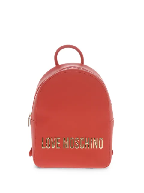 Moschino Love Moschino logo-lettering backpack Red JC4193PP0HKD0500