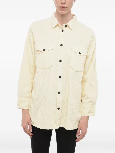 Woolrich ribbed Sahariana shirt Neutrals COWWCAM0700UT18168055