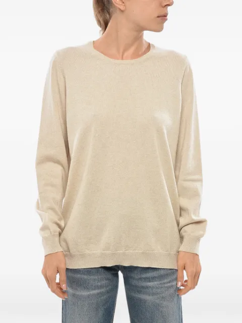 Malo crew-neck long-sleeve sweater Neutrals DXA024F1K32E3245