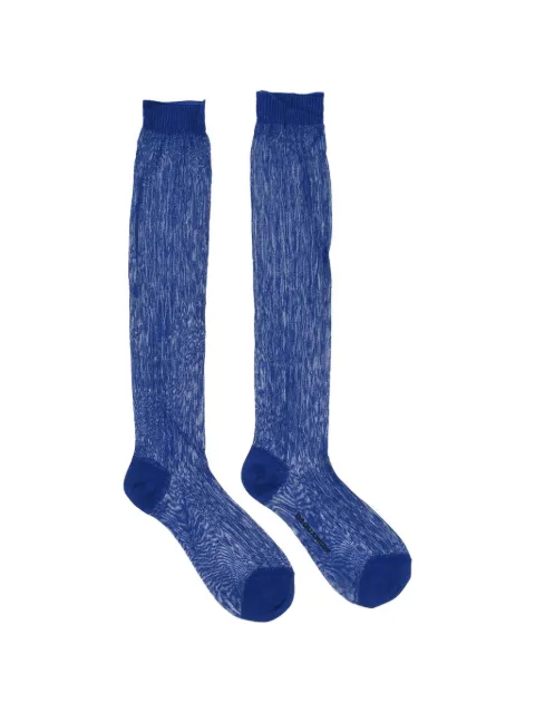 DSQUARED2 Dsquared2 Long Ribbed Socks Blue DHV020210ISA01