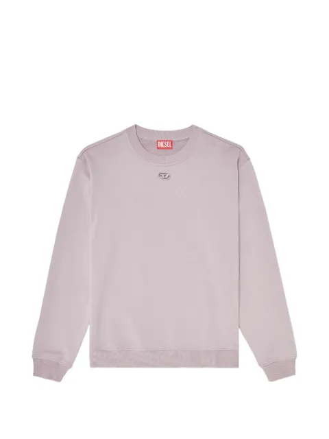 Diesel Oval-D embroidered sweatshirt Purple A217240GSBP