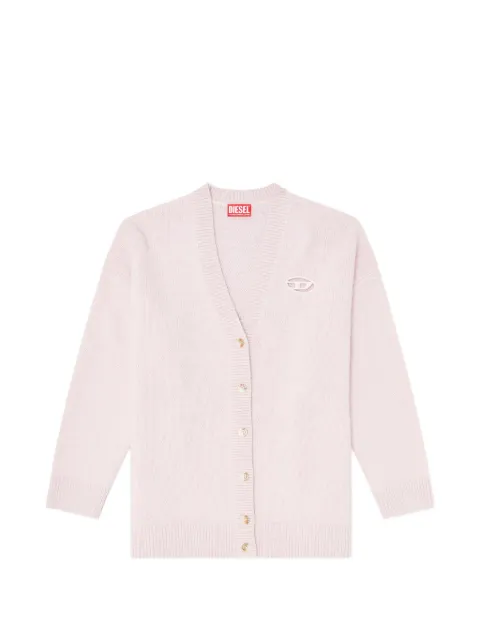 Diesel cardigan in wool and alpaca blend Pink A208330TKCZ