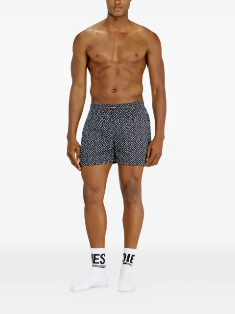 Diesel graphic-print cotton boxer shorts pack Black A220690LEBV
