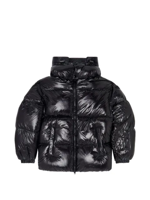 Diesel down puffer jacket with detachable hood Black A230240BKCP9XX