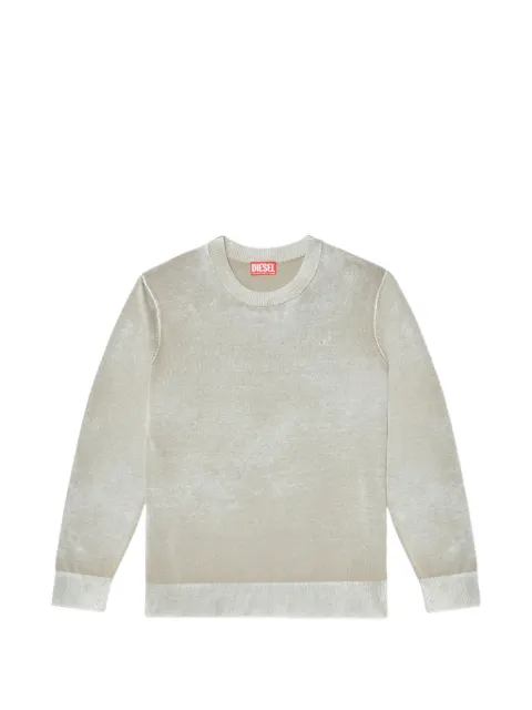 Diesel jumper with faded reverse print Grey A217470BKCB