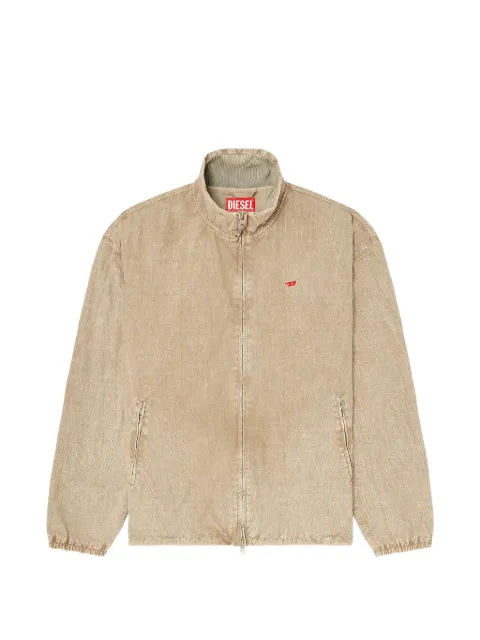 Diesel treated taslan jacket with treated finish Neutrals A228510PLBH