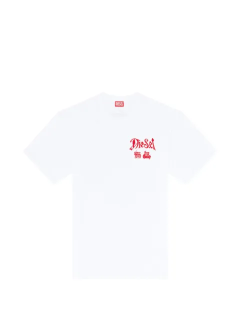 Diesel graphic-print crew-neck T-shirt White A222440QIAM