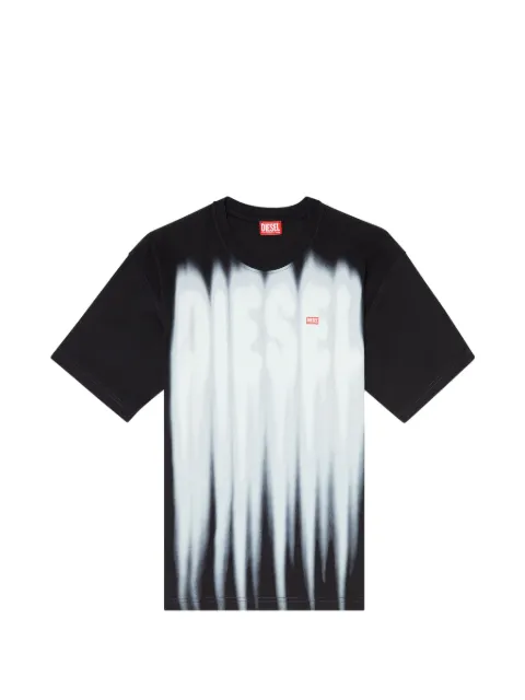 Diesel bold logo-print T-shirt Black A222240QIAM