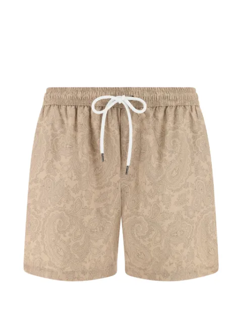 Boggi Milano paisley print swimsuit Neutrals BO26P072701
