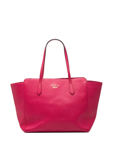 Gucci Pre-Owned 2000-2015 Medium Leather Swing tote bag Pink N2YTKMGX5ZFCTGK4
