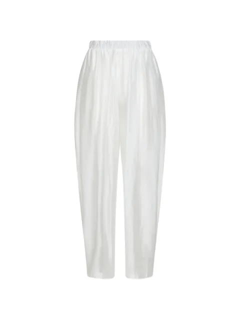 DARKPARK sheer balloon-leg trousers White WTR95CFAC1610001