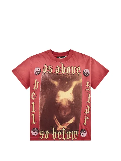 HELLSTAR graphic-print T-shirt Red HSR275