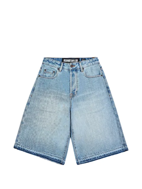 Billionaire Boys Club Lunar logo-embroidered denim shorts Blue 8612105