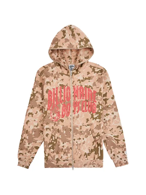 Billionaire Boys Club camouflage-print zip-up hoodie Neutrals 8612300