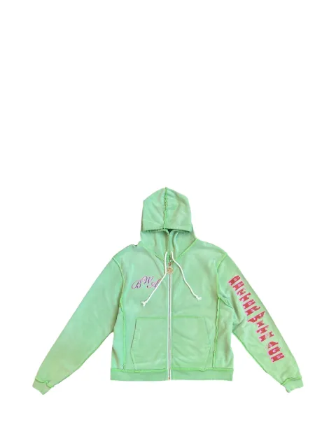 Better with Age Magic zip-up hoodie Green BWA85