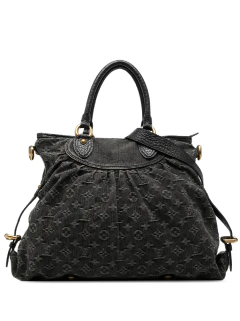 Louis Vuitton Pre-Owned 2007 Monogram Denim Neo Cabby GM satchel Black IG89WKU7NLQYJA8T