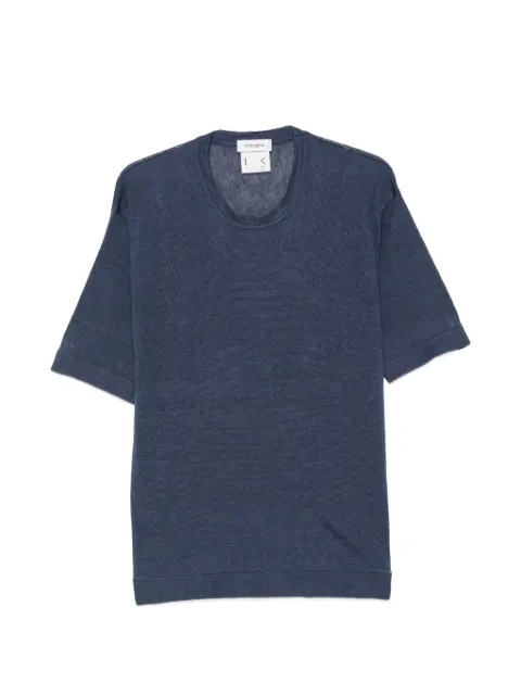 Kangra short-sleeve linen T-shirt Blue K301326