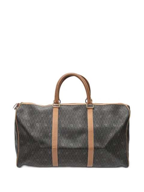 Christian Dior Pre-Owned Honeycomb holdall bag Brown NONE