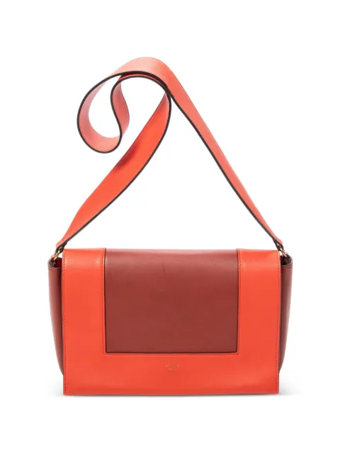 Celine Pre-Owned medium Frame leather shoulder bag Orange UCE0148