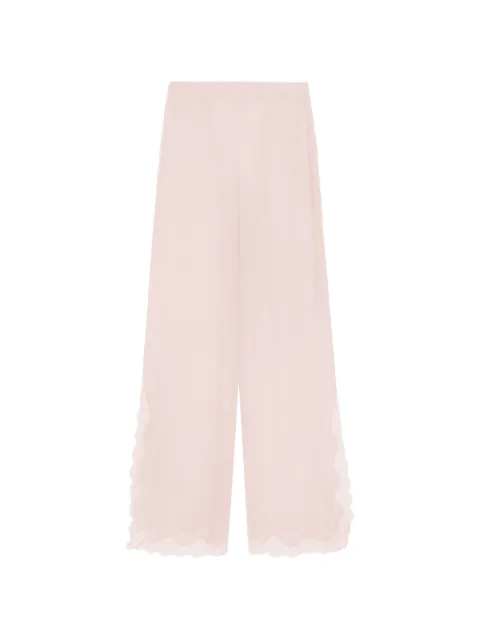 16Arlington Ricci lace-trim trousers Pink TR131SS2602
