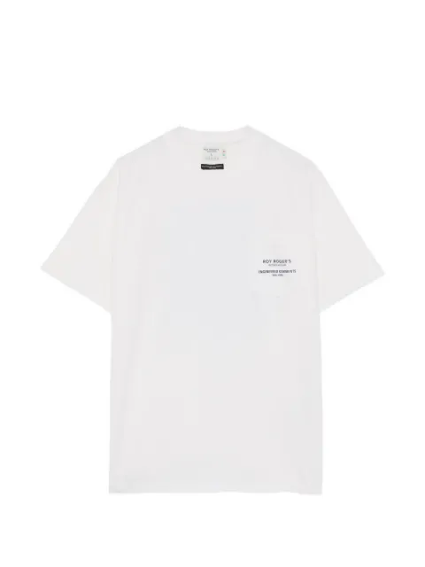 Engineered Garments logo-print pocket T-shirt White RRW064C748XXXXC0021