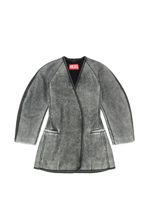Diesel cardigan jacket with cocoon sleeves Grey A221410LJCT