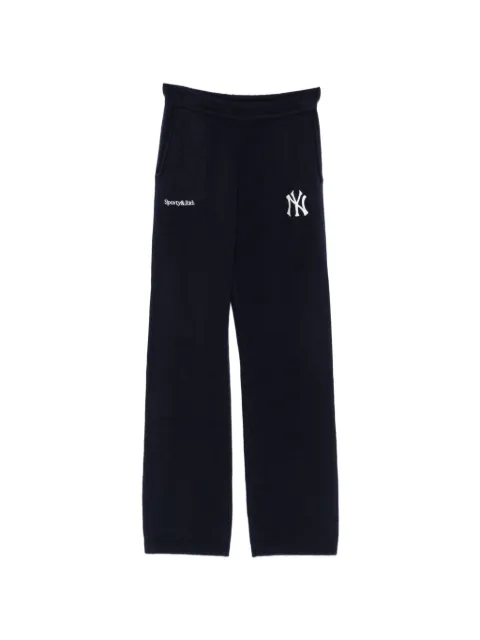 Sporty & Rich Heritage Yankees Serif trousers Blue PA027610300BL106