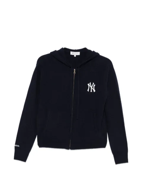 Sporty & Rich Heritage Yankees Serif hood cardigan Blue CA002610300BL106