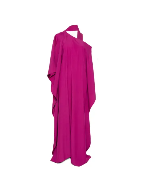 Taller Marmo one-shoulder cape-style maxi dress Purple TMSS2654393