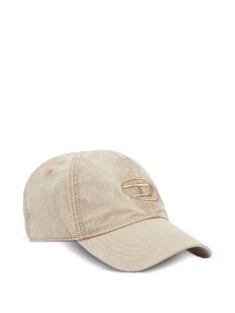 Diesel baseball cap with embroidered Oval D Neutrals A215230PLBH