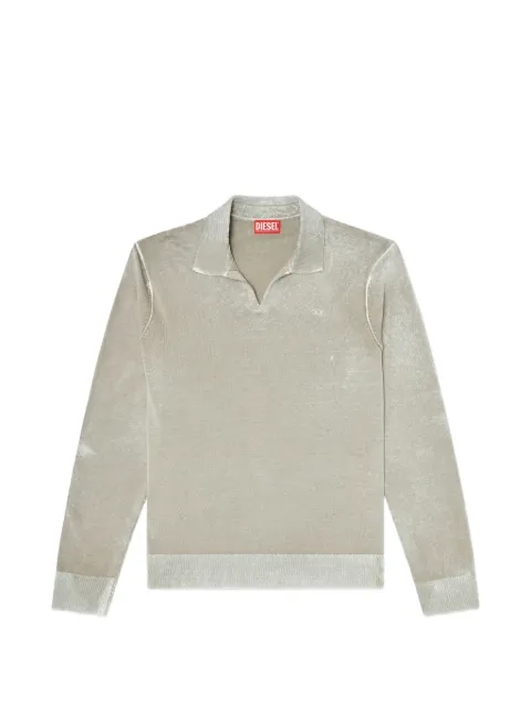Diesel K-Lawrence spread-collar sweater Neutrals A217500BKCB