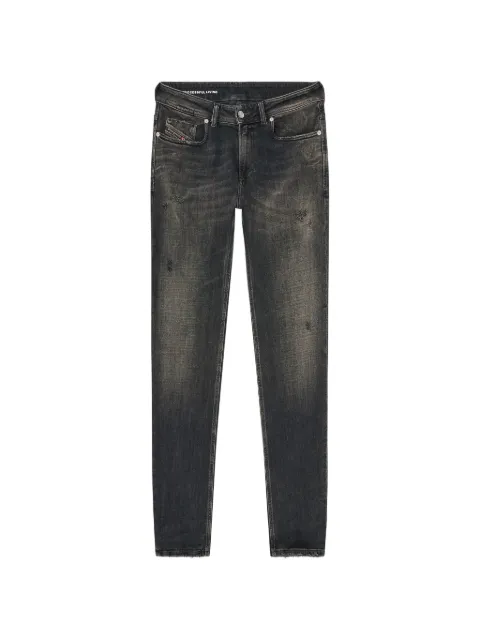 Diesel skinny-jeans low-waist 1979 Sleenker Grey A0359409P77